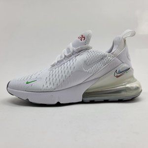 NEW Nike Air Max 270 GS Triple White Lifestyle Shoes Sneakers